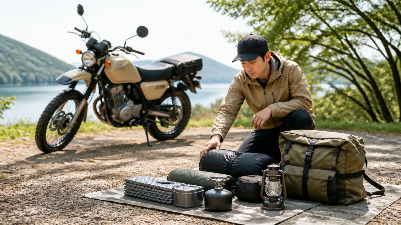 ソロキャンプの荷物を減らすコツ|身軽に楽しむ厳選術