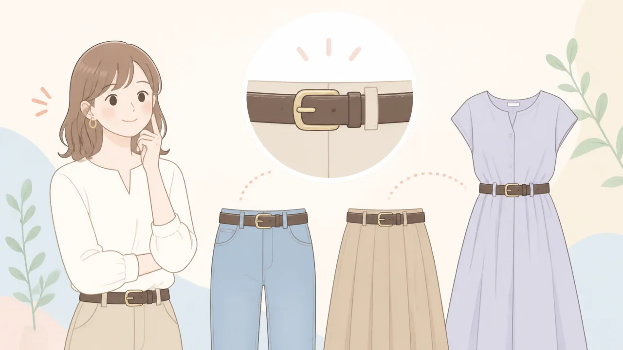 女性のベルトの向きはどっち?正しい通し方と見分け方を解説